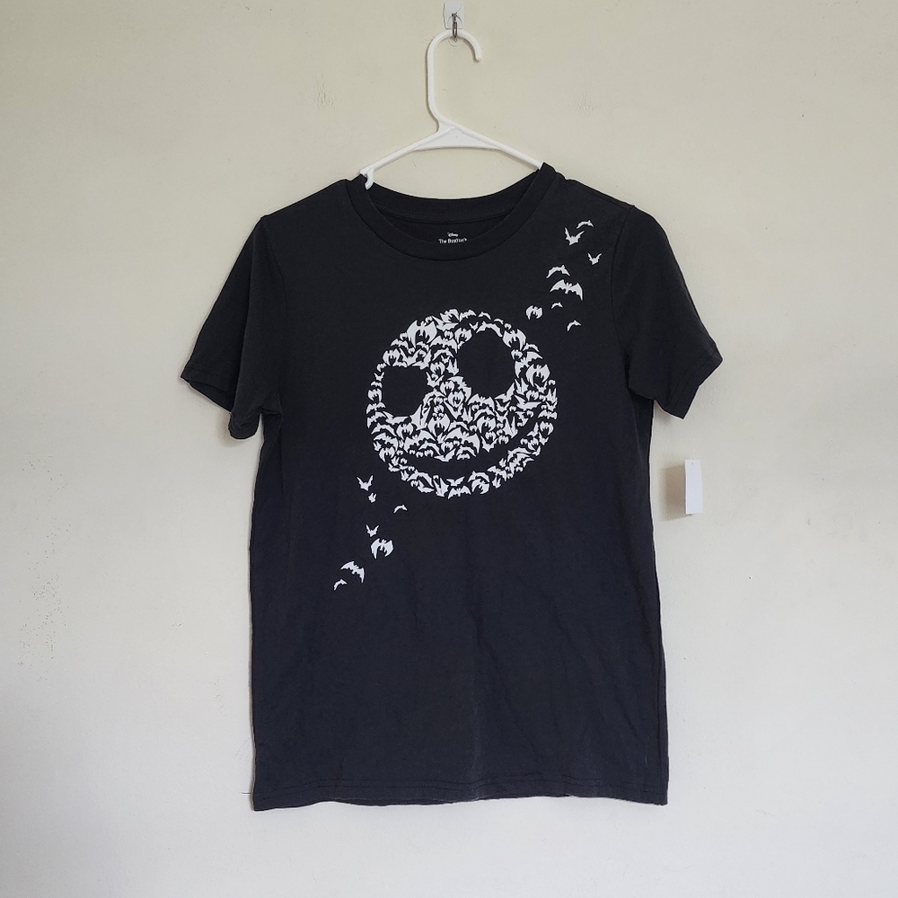 Disney The Nightmare Before Christmas Short Sleeve Black Graphic T-Shirt size L